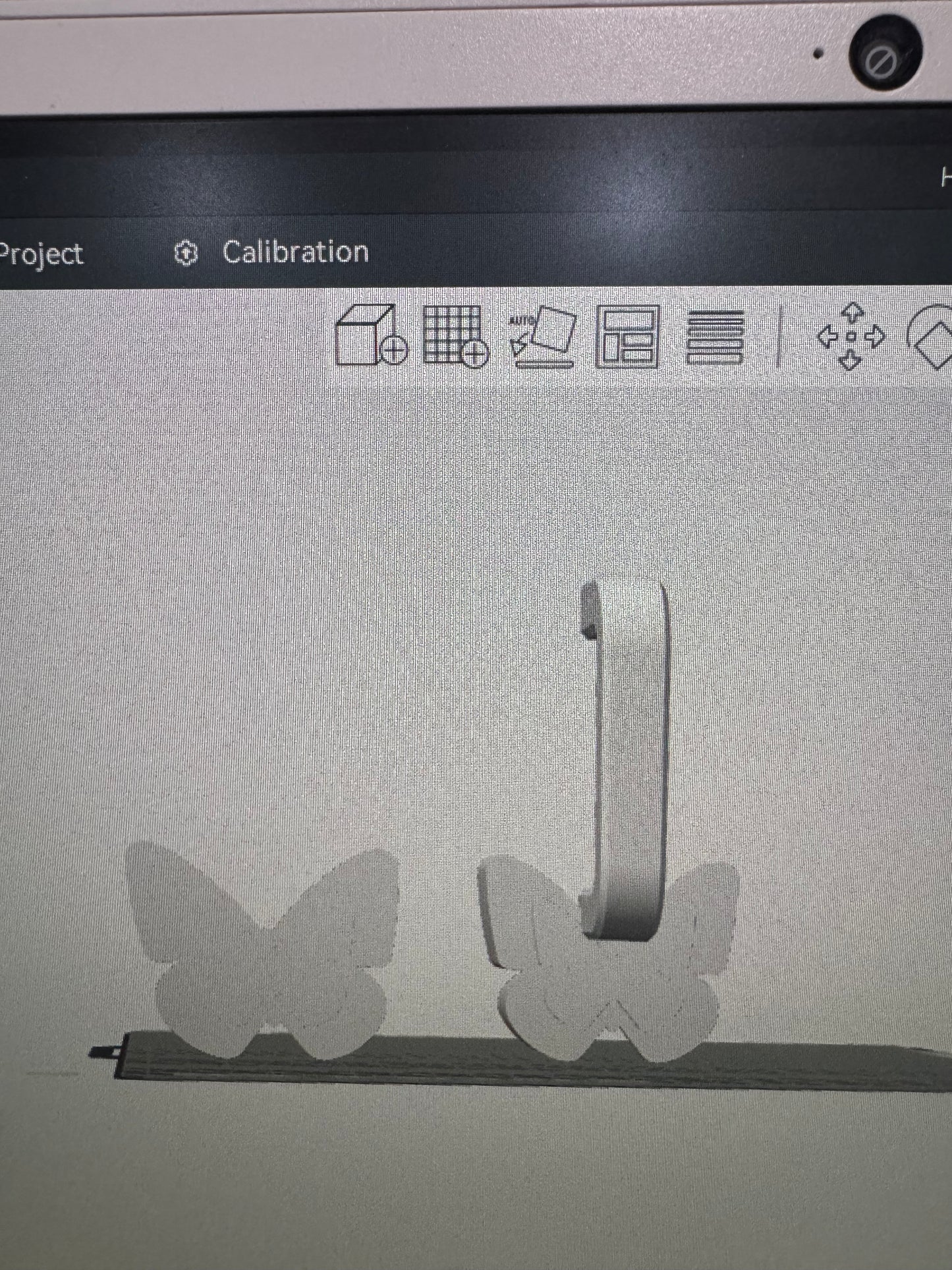 Handle & butterfly