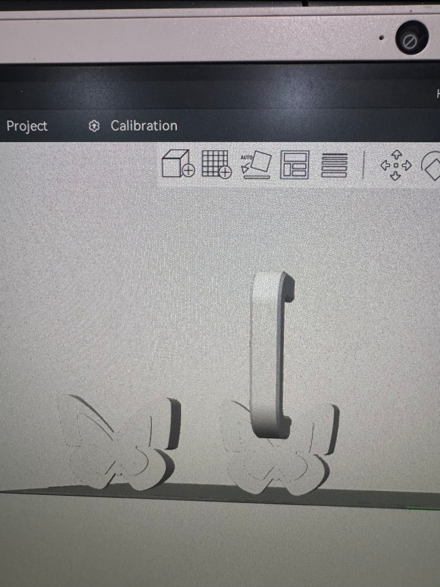Handle & butterfly
