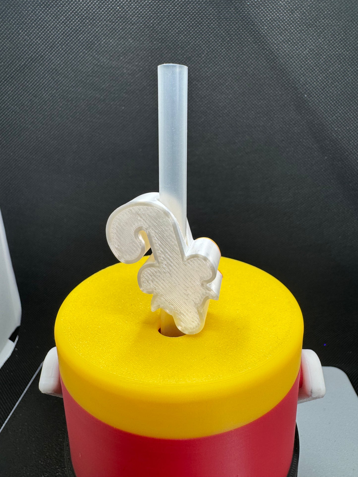 Candy cane Straw Topper