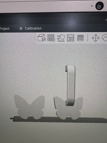 Handle & butterfly