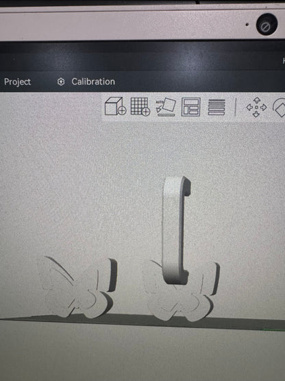 Handle & butterfly